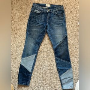 Current Elliott patchwork jeans sz26